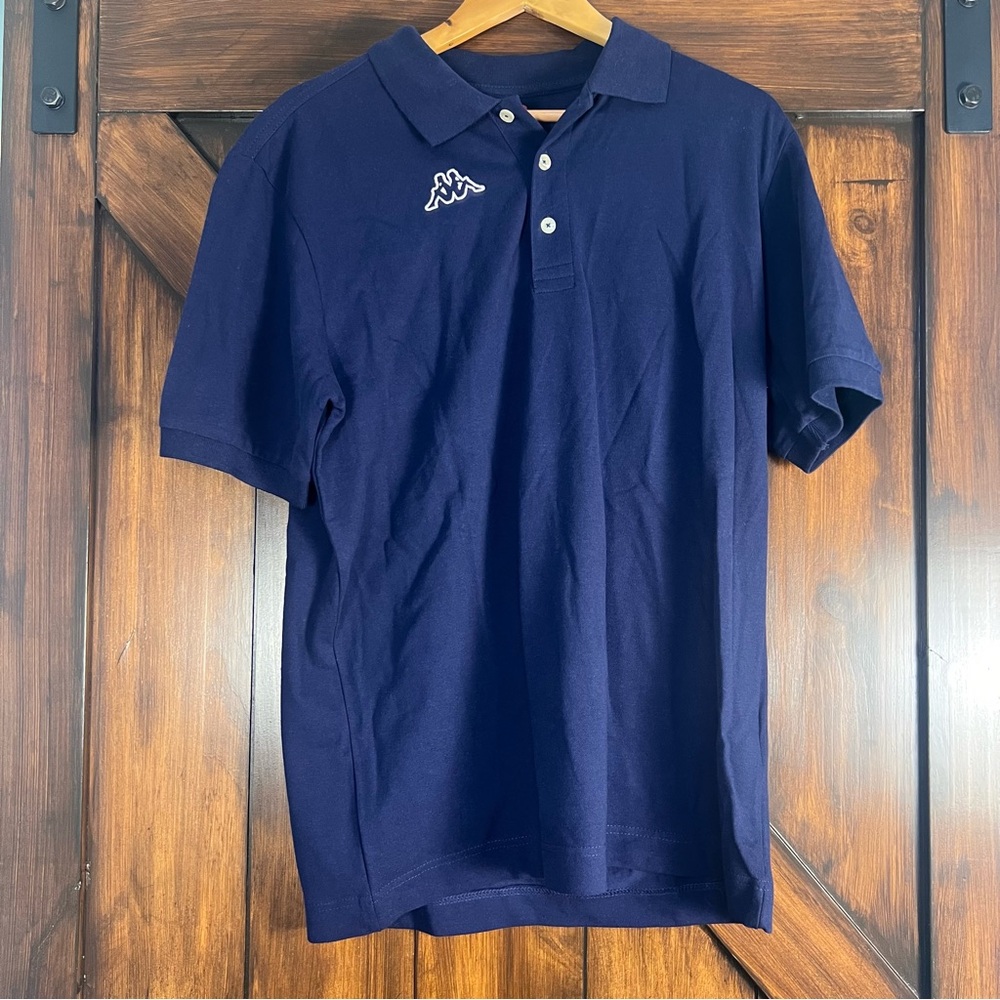 Kappa Men's L Dark Blue Polo Shirt NWT‎